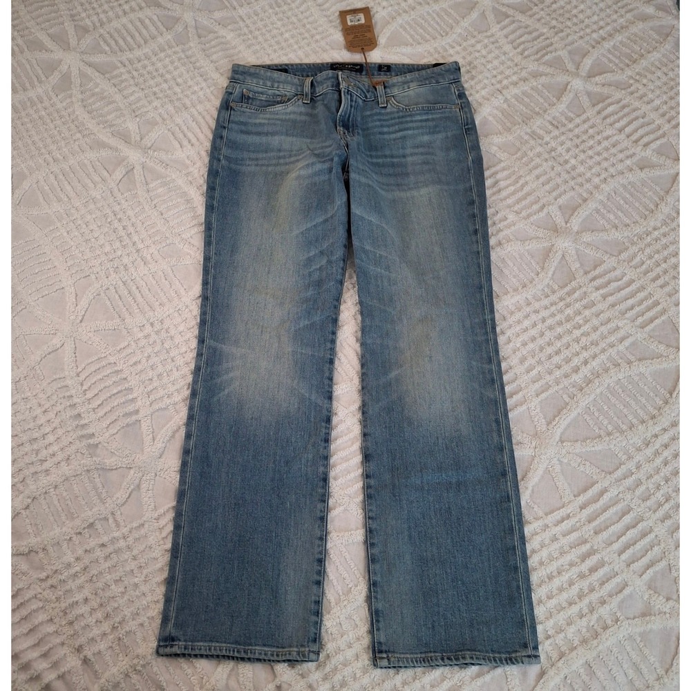 Lucky Brand Sweet Straight‎ Ankle Jeans Womens 8/29 Light Wash Italian Denim NWT - Picture 2 of 11